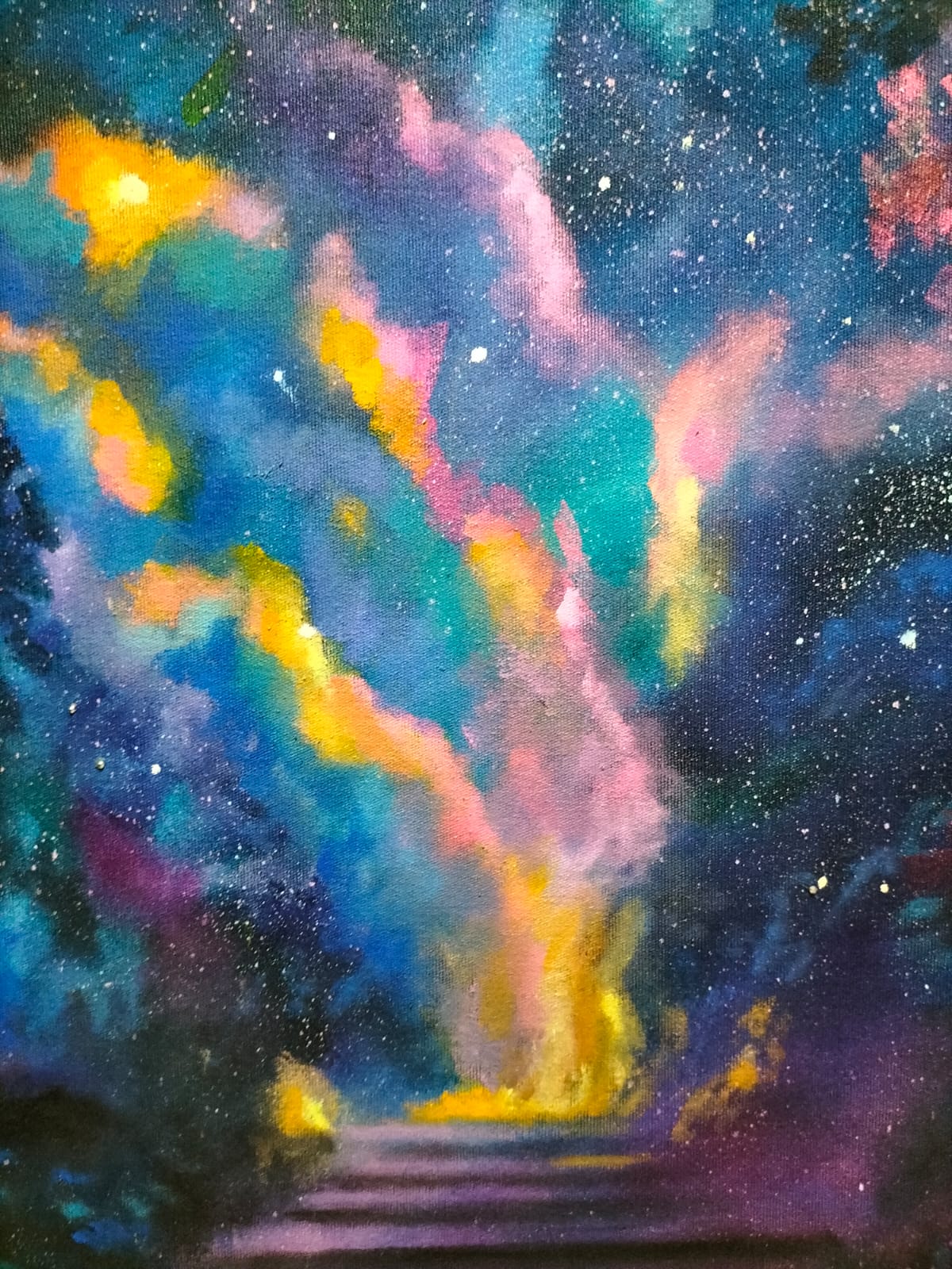 Obra de arte original - La escalera de la consciencia