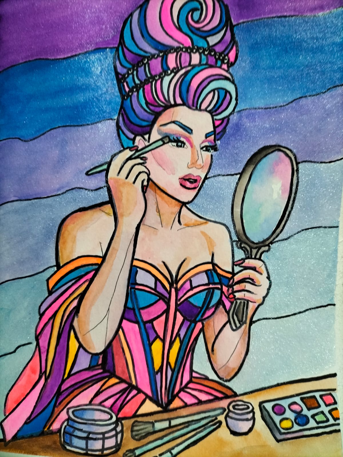 Obra de arte original - ni hombre, ni mujer, soy la belleza