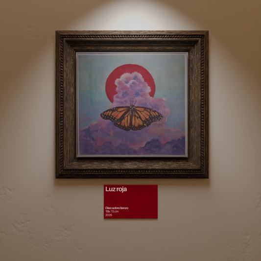Cuadro al óleo - Luz Roja