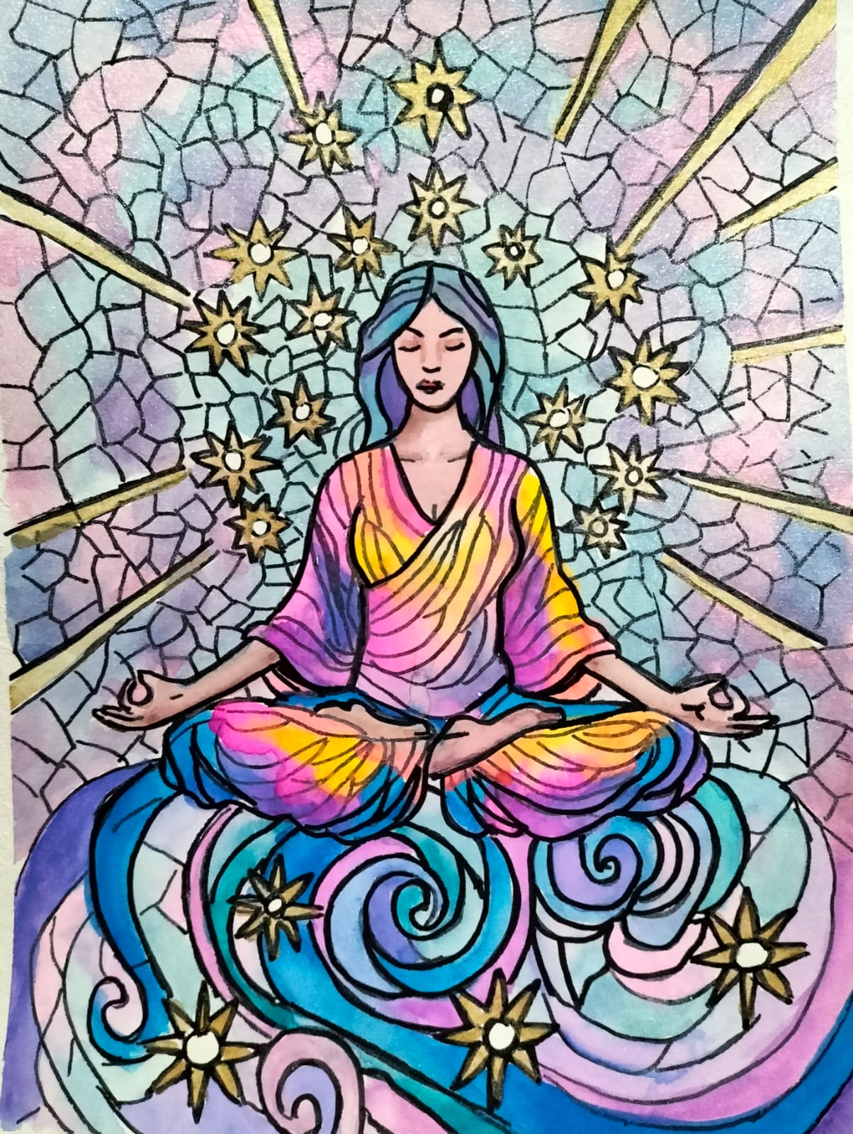 Obra de arte original- Estoy aquí y ahora