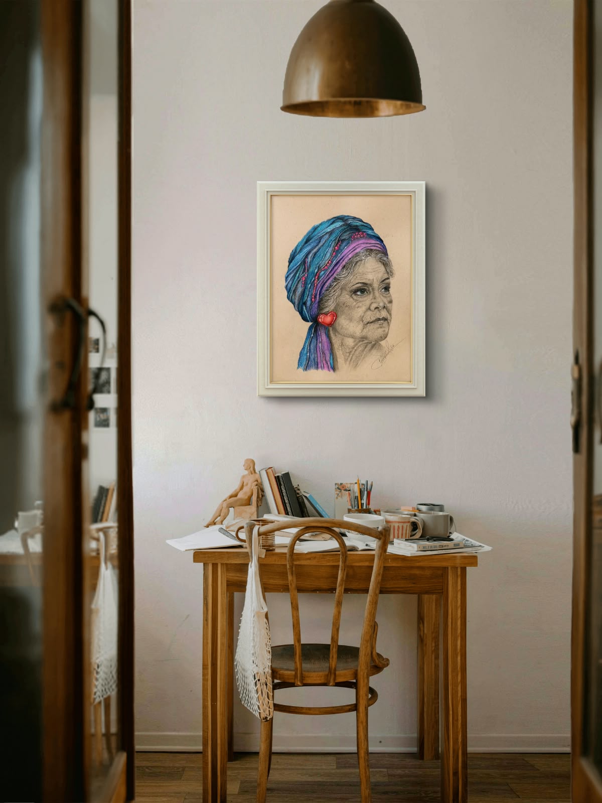 Cuadro decorativo - Mi futuro en azul
