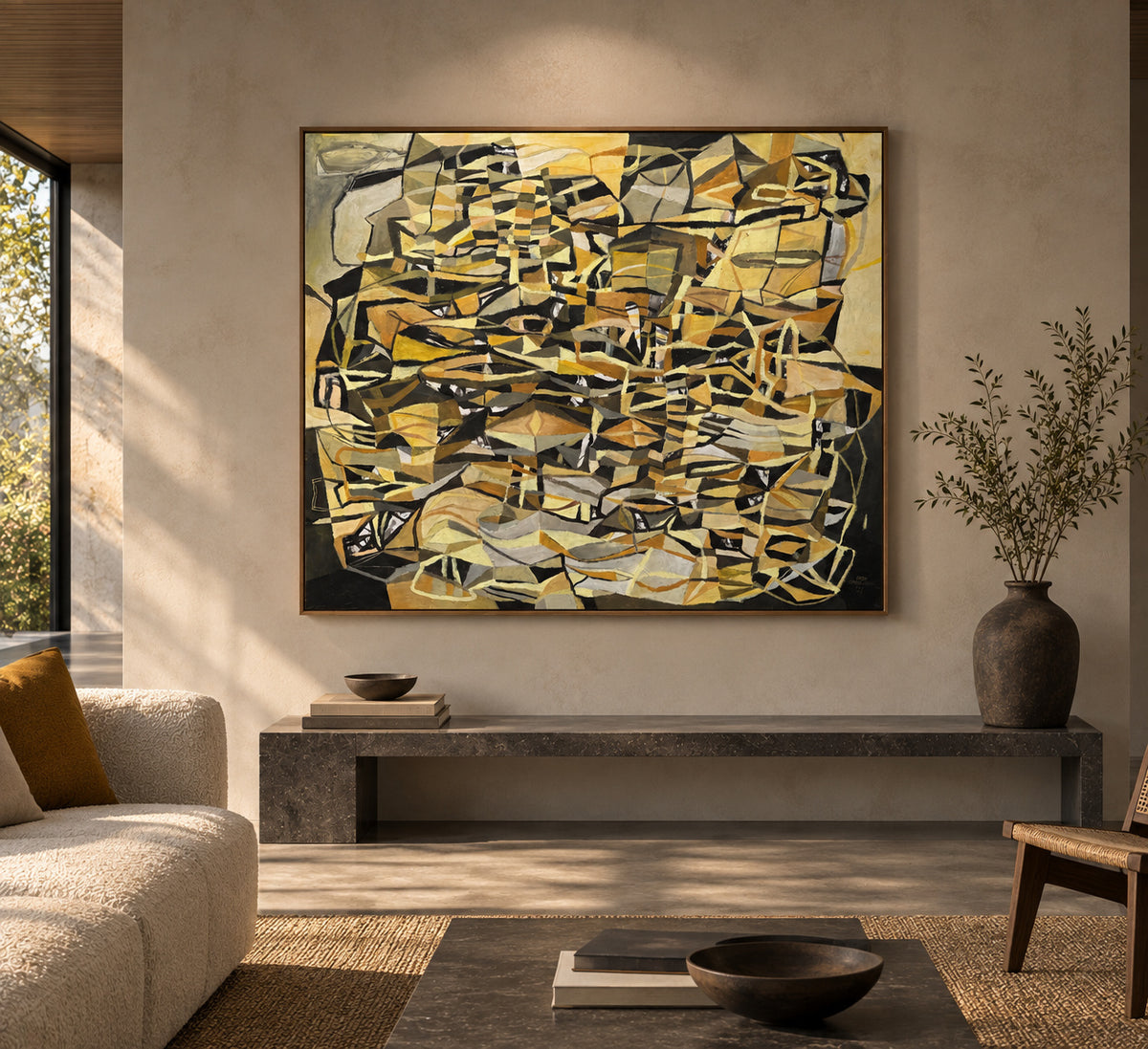 Pintura abstracta - Entre dos luces