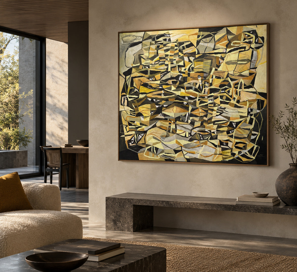 Pintura abstracta - Entre dos luces