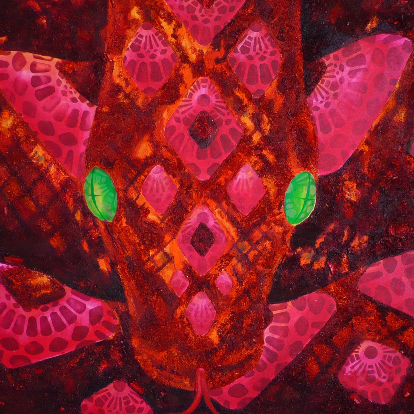 Obra de arte original - Serpiente del Maiz