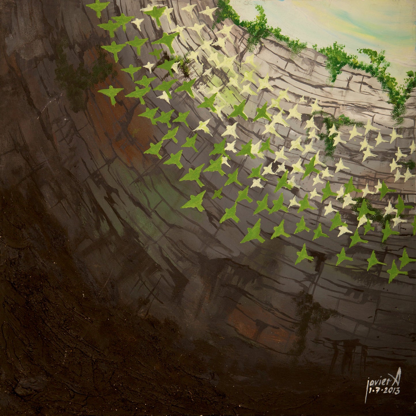 Obra de arte original - El Sótano de las Golondrinas