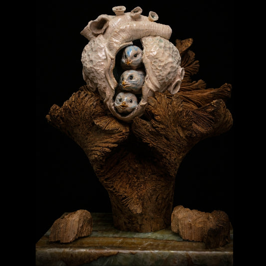 Escultura Cerámica - Nidada y Santuario