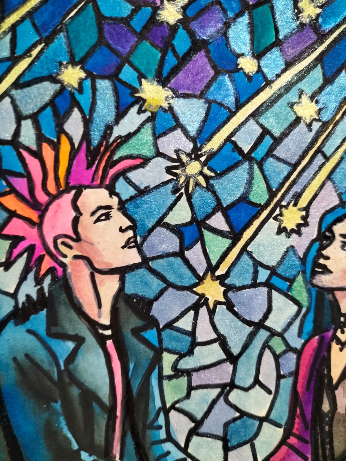 Obra de arte original - no hay diferencias en el presente