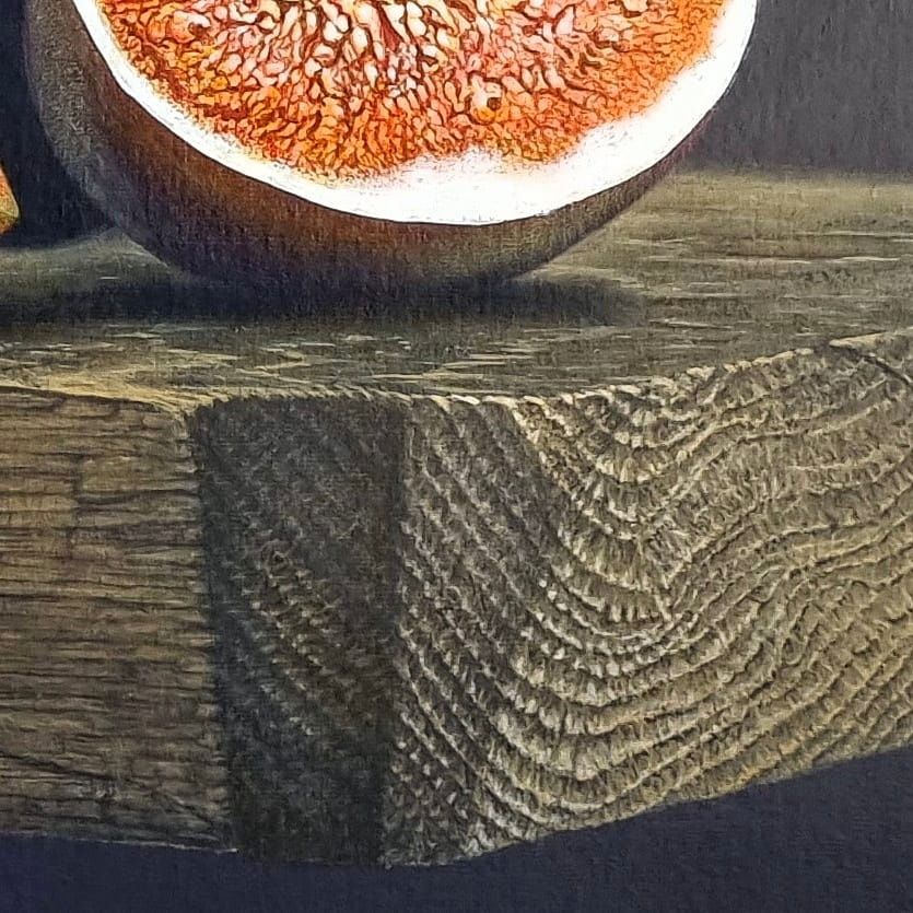 Arte Decorativo Higos sobre Repisa