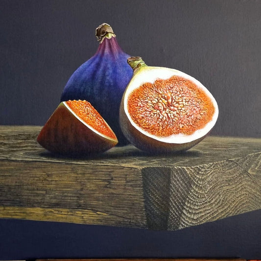 Arte Decorativo Higos sobre Repisa