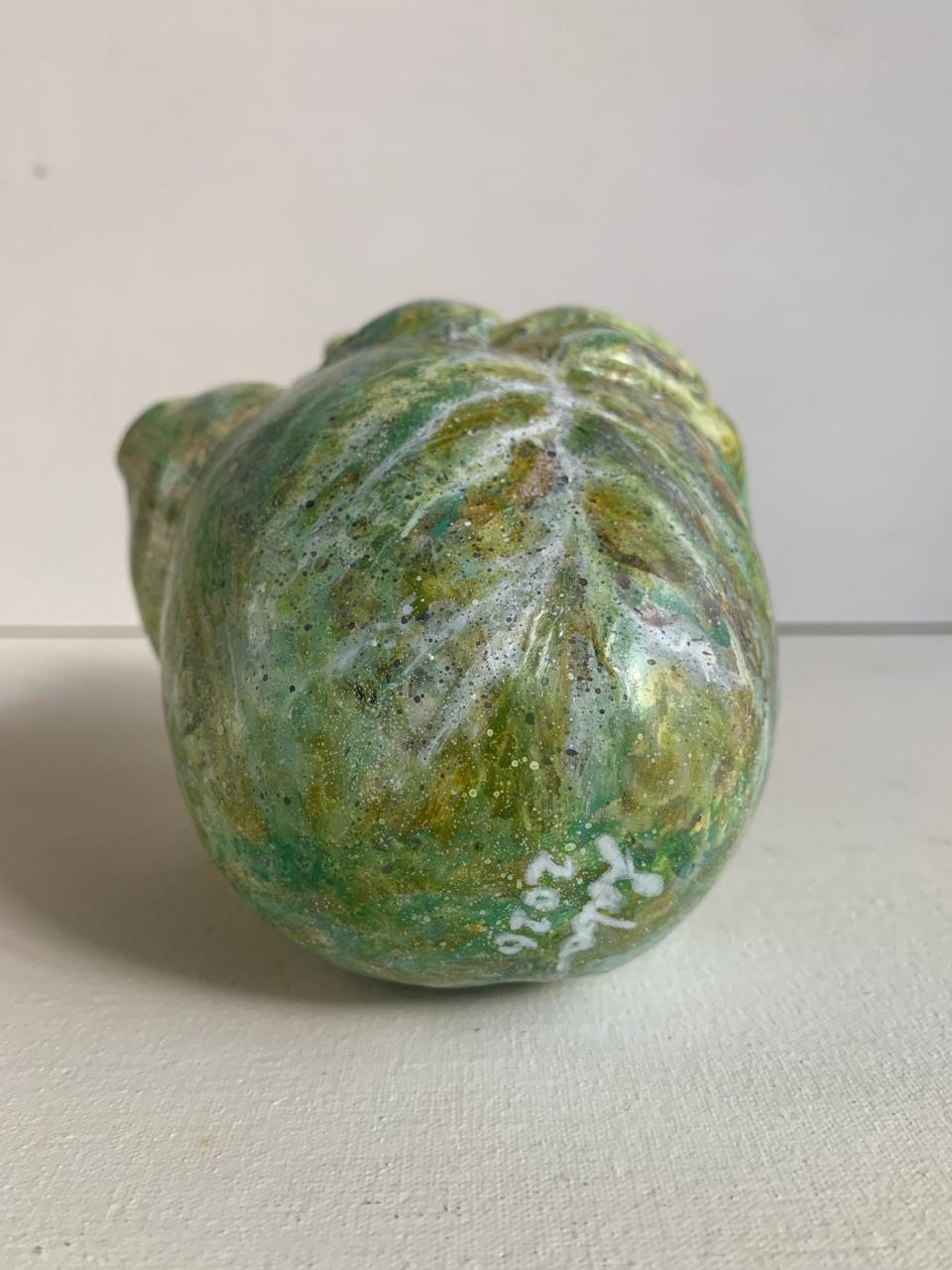 Escultura decorativa - Corazón de tierra (ónix)