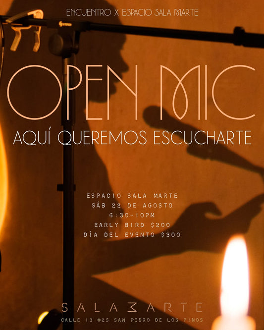 Encuentro Artístico Open Mic | Sala Marte