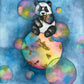 Cuadro artistico - Panda Love