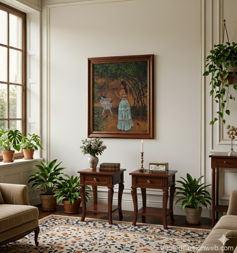 Arte moderno - paseo en el parque