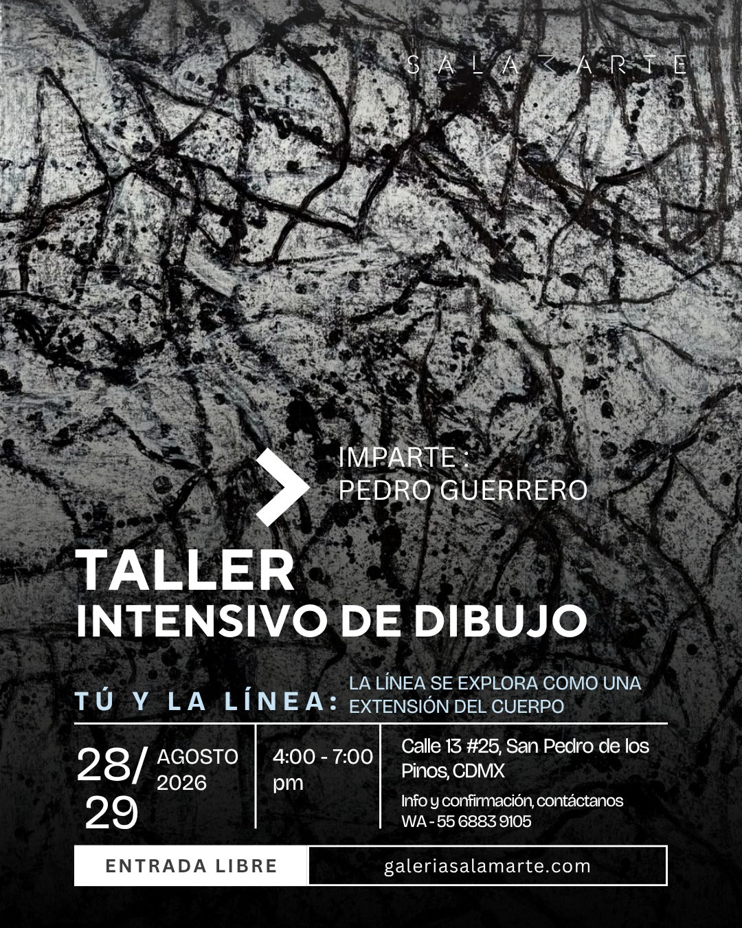 Curso de Dibujo CDMX | Pedro Guerrero | Tú y la línea