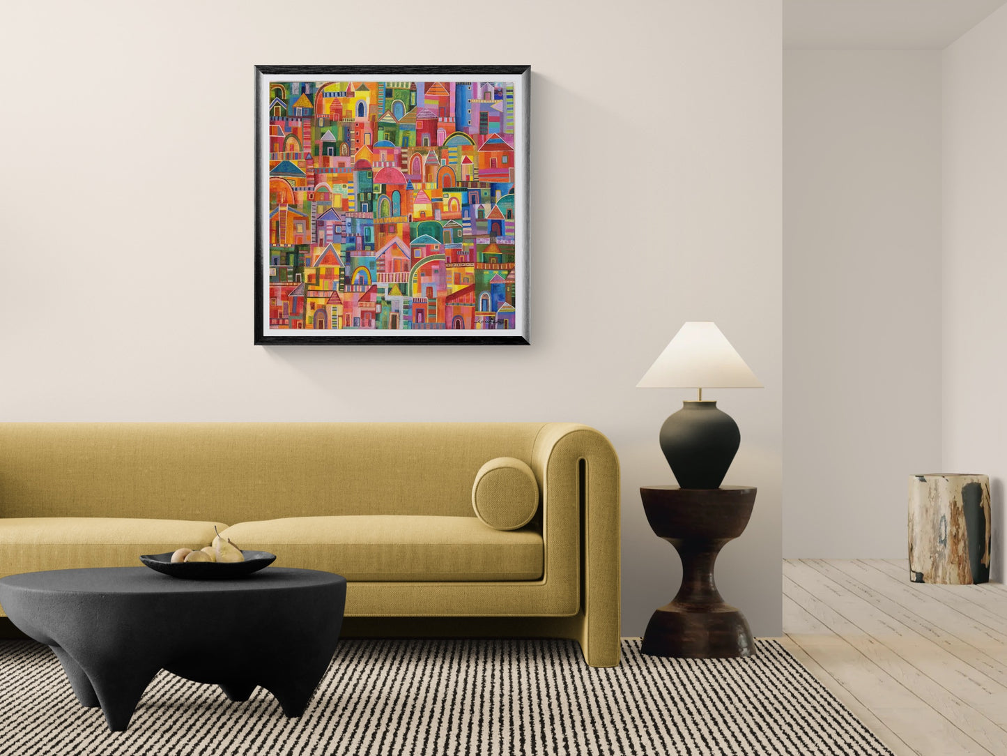 Obra de Arte Original - La Pequeña Gran Ciudad