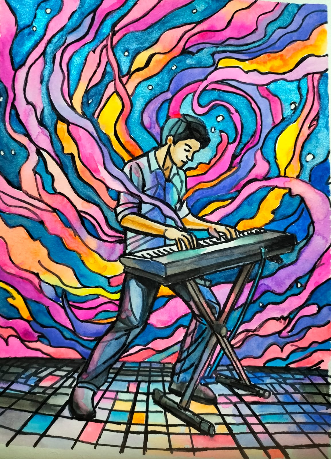 Obra de arte original- Huracàn de emociones