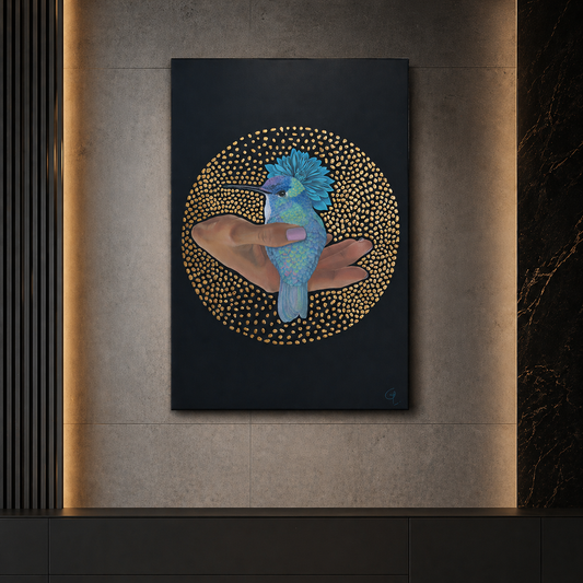 Obra de arte Original - Colibrí Zurdo
