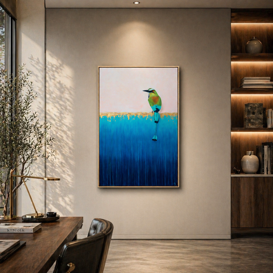 Obra de Arte Original - Pájaro Toh en el Cenote