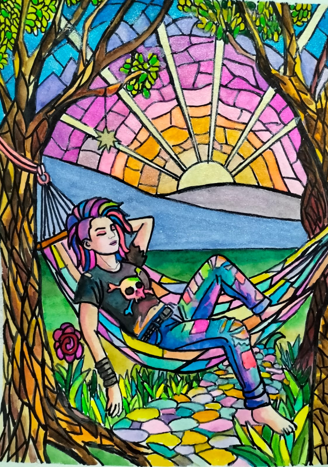 obra de arte original- Rebelión