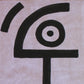 Arte contemporáneo — signo 9 negro