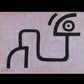 Arte contemporáneo — signo 9 negro