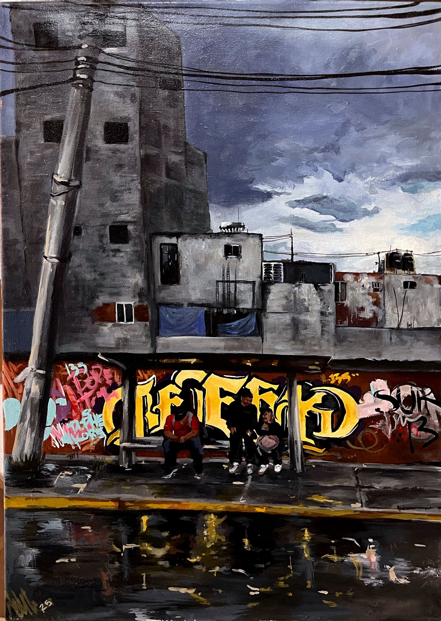Obra de Arte Original- Sobre lo Urbano.