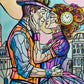 Obra de arte original -  amor steampunk
