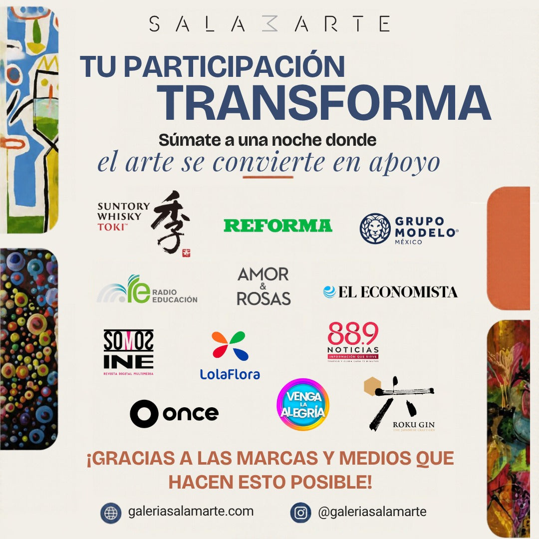 Subasta de Arte con Causa: Galería Sala Marte × Casa de la Amistad