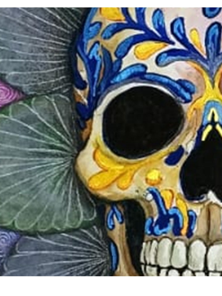 Cuadro decorativo - Talavera sobre hojas