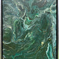 Cuadro abstracto - Esmeralda