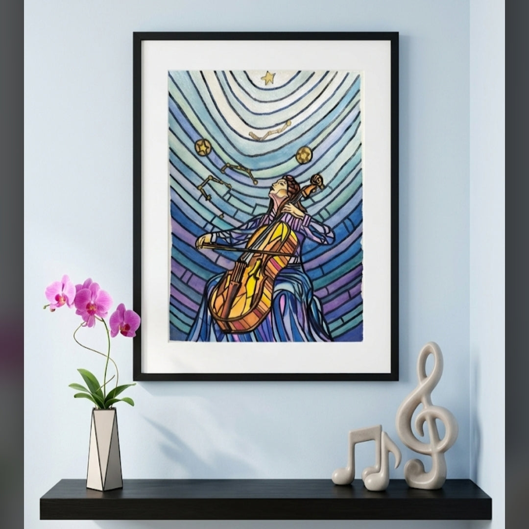 Obra de arte original- Elevando la frecuencia