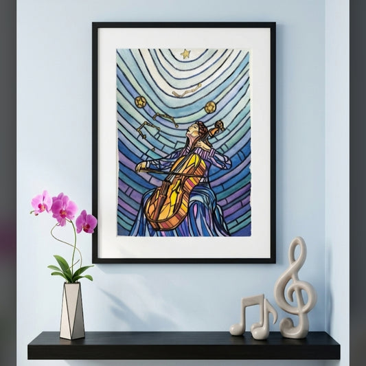 Obra de arte original- Elevando la frecuencia