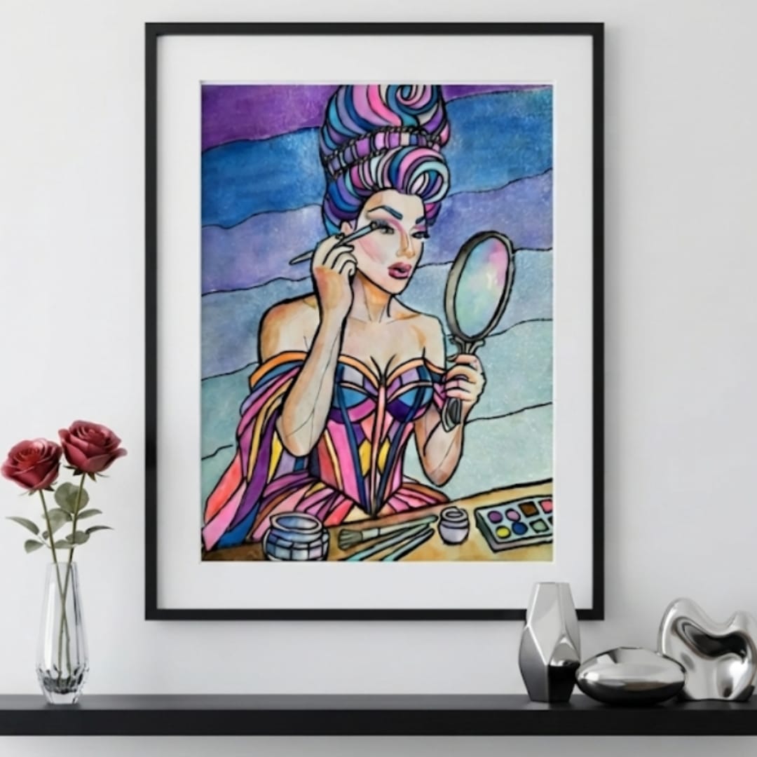 Obra de arte original - ni hombre, ni mujer, soy la belleza