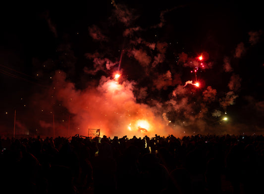 Fotografía moderna para pared - Universo de Fuego