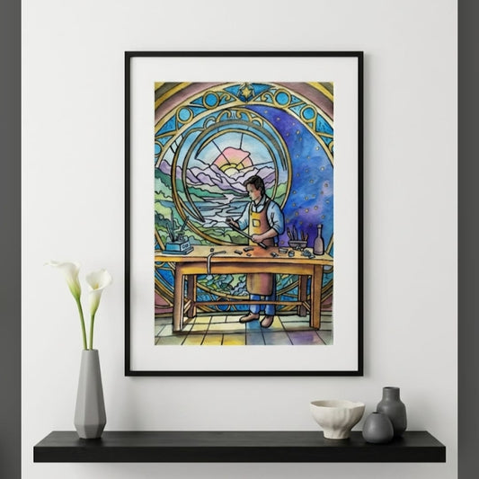 Obra de arte original- La belleza en lo roto