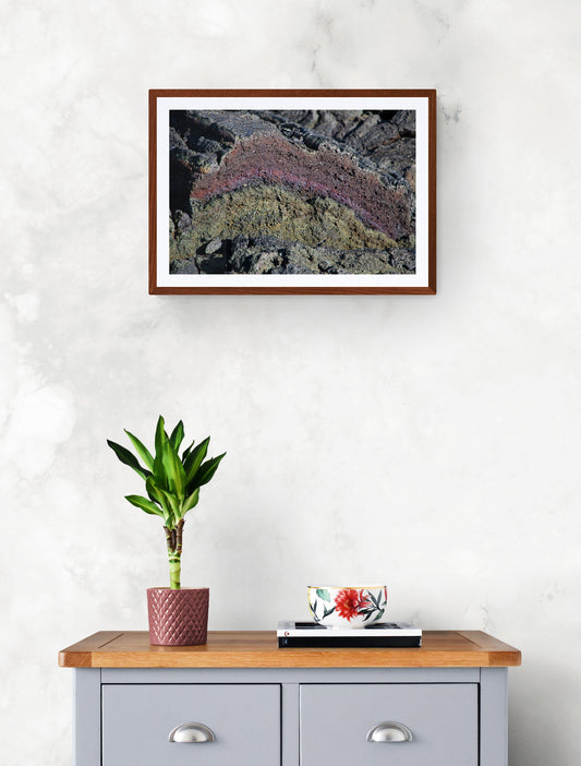 Lava volcánica de Islandia