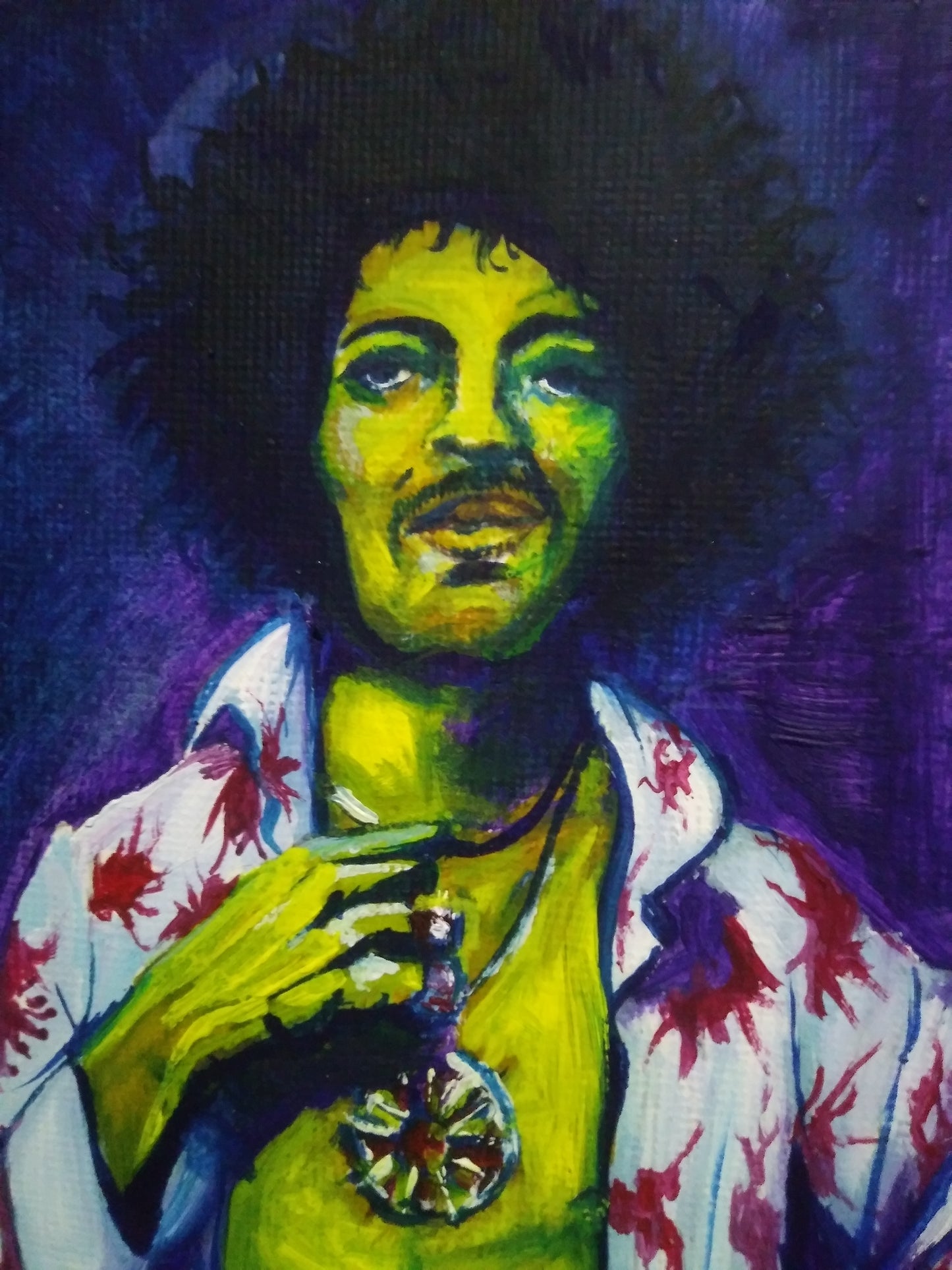 Freddie and his idol Hendrix