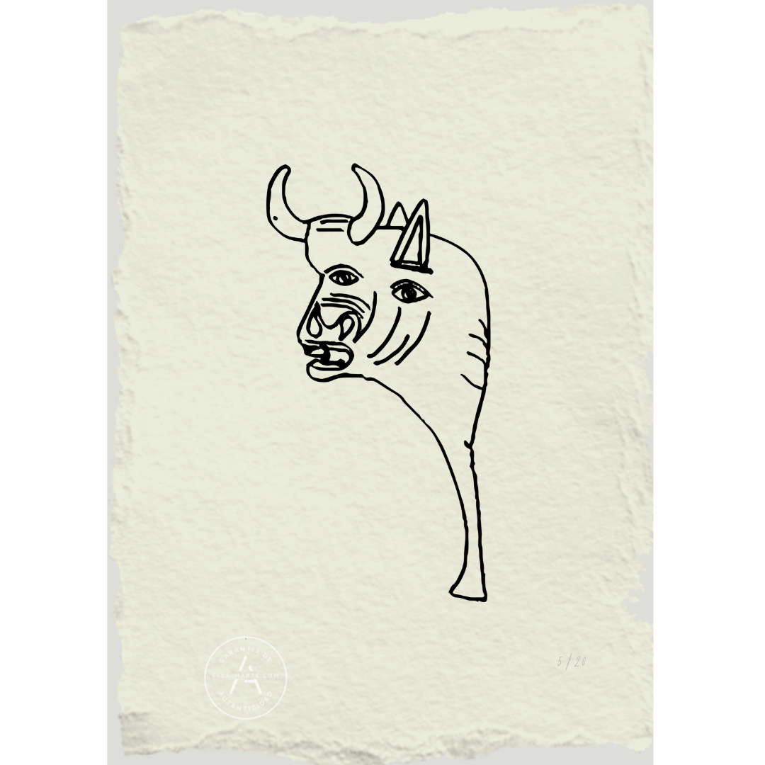 Grabado de toro - Pablo Picasso