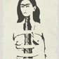 Grabado de Frida Kahlo - Columna rota