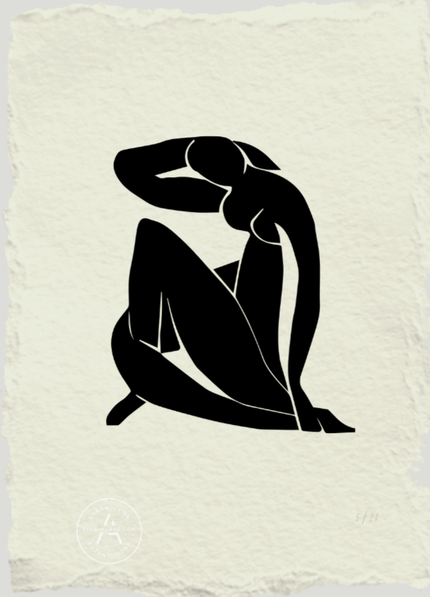 Grabado de Blue nude - Matisse