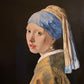 Mujer con arete de perla (copia al detalle)