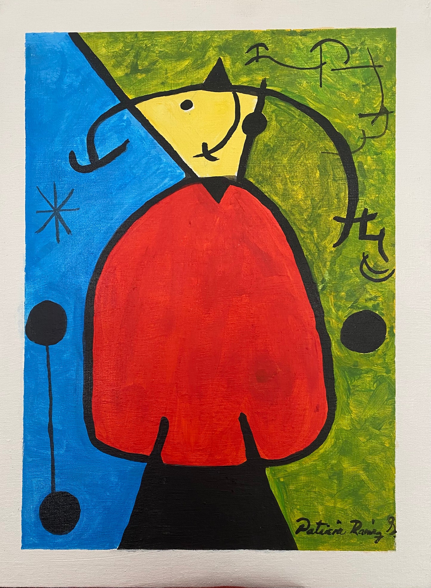 Contemplando las estrellas de Joan Miró