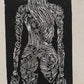 Grabado de Mujer de espalda - Alejandro Zorrilla